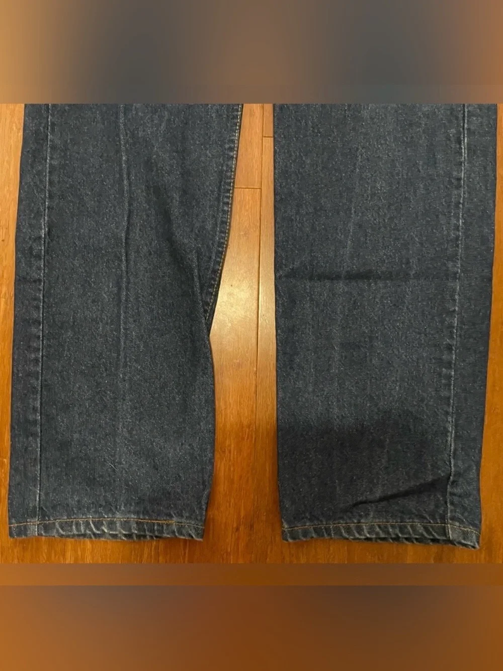 Levi’s Men's Jeans Vintage 505 Blue Straight-Leg Orange Tab 1990 USA 36 x 34